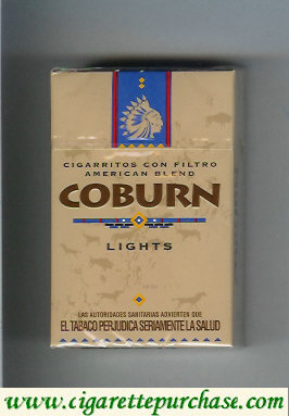Coburn Lights cigarettes American Blend
